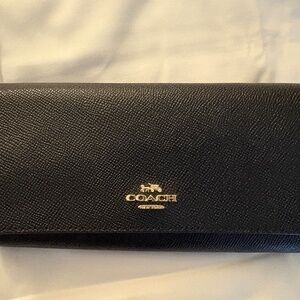 Coach Pebbled Leather Wallet